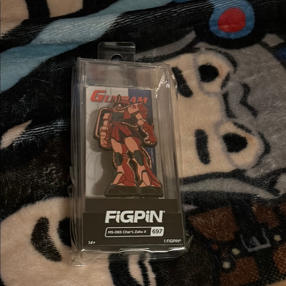 MS-06S Char's Zaku II Pin - Red